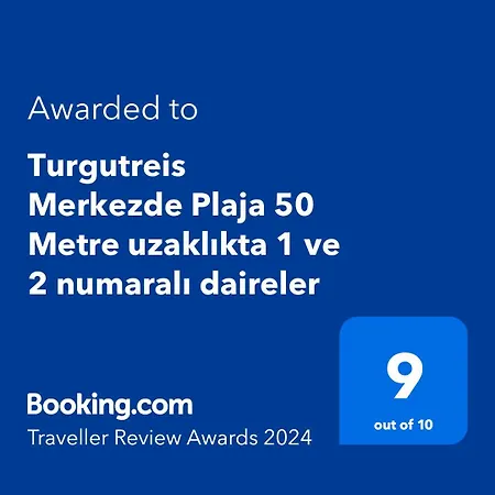 Bodrum-turgutreis Merkezde Plaja 50 Metre Uzaklikta 1 Ve 2 Numarali Daireler Apartmán Bodrum